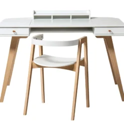 Oliver Furniture Wood Schreibtisch 66 cm & Armlehnstuhl Set