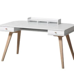 Oliver Furniture Wood Schreibtisch 66 cm & Armlehnstuhl Set