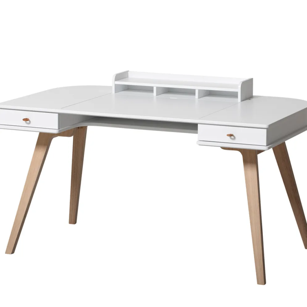 Oliver Furniture Wood Schreibtisch 66 cm & Armlehnstuhl Set