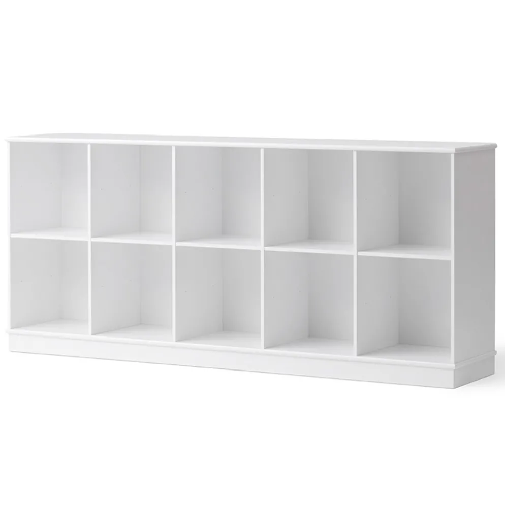 Oliver Furniture Wood Stand-Regal 5 x 2 Horizontal mit Sockel
