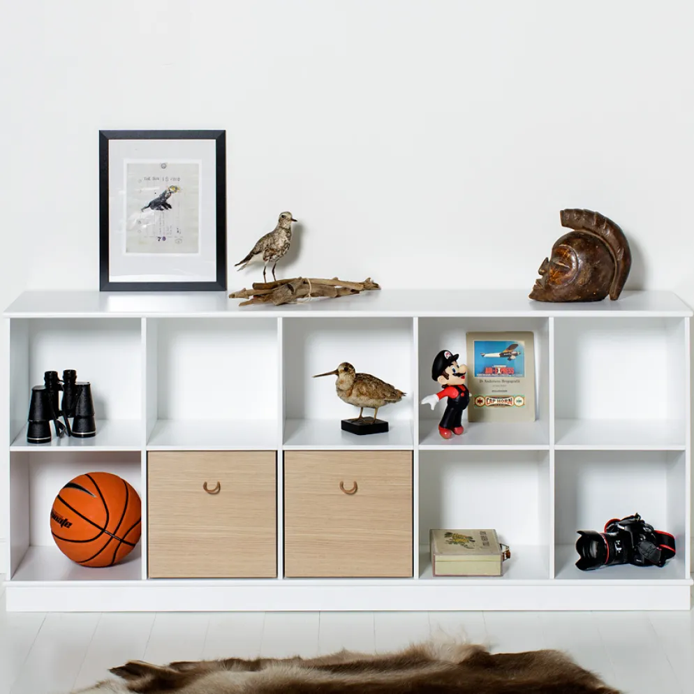 Oliver Furniture Wood Stand-Regal 5 x 2 Horizontal mit Sockel