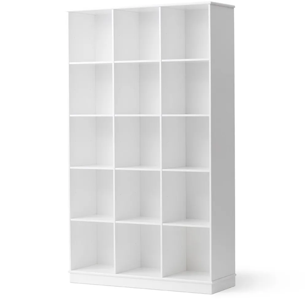 Oliver Furniture Wood Stand-Regal 3 x 5 Vertikal mit Sockel