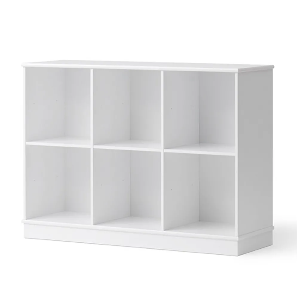 Oliver Furniture Wood Stand-Regal 3 x 2 Horizontal mit Sockel