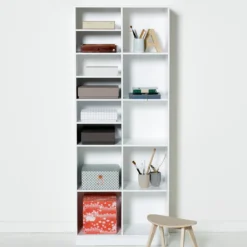 Oliver Furniture Wood Stand-Regal 2 x 5 Vertikal mit Sockel