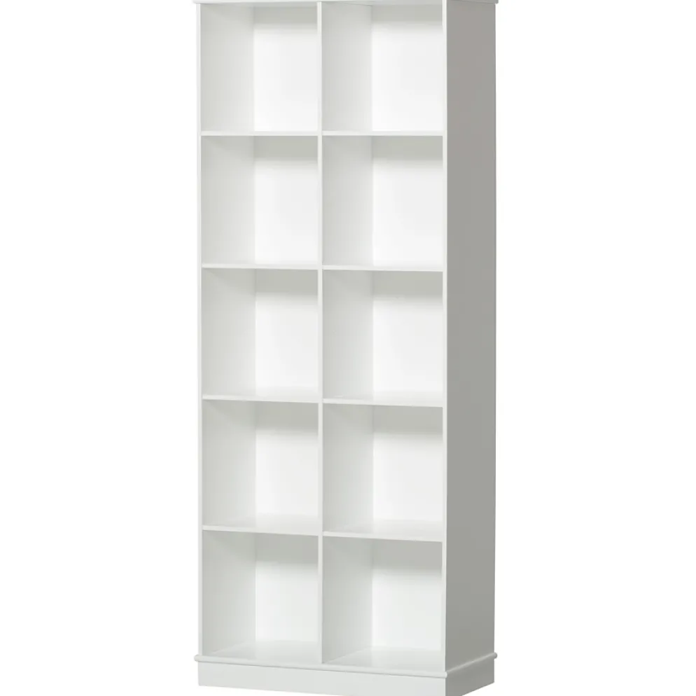 Oliver Furniture Wood Stand-Regal 2 x 5 Vertikal mit Sockel