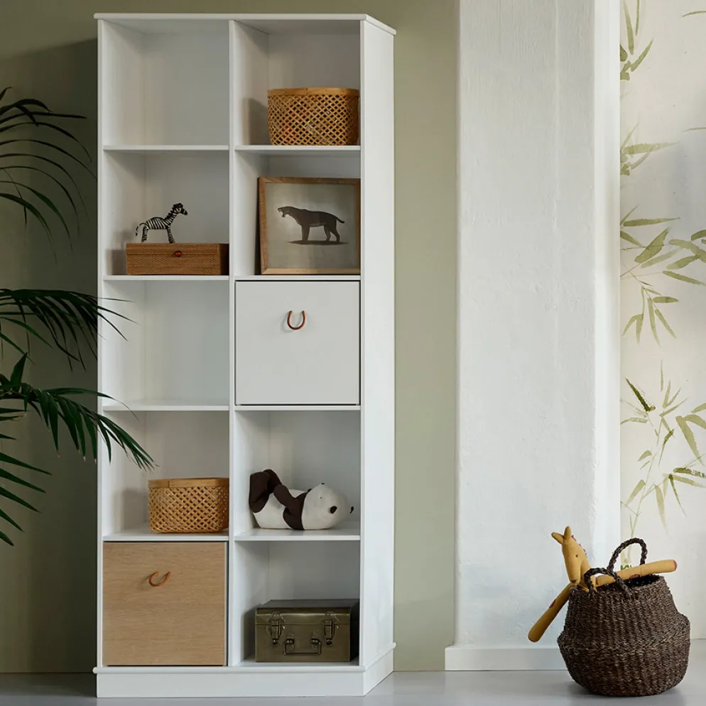 Oliver Furniture Wood Stand-Regal 2 x 5 Vertikal mit Sockel
