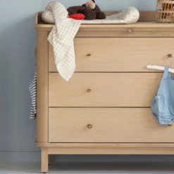 Oliver Furniture Wood Wickelkommode 3 Schubladen Eiche