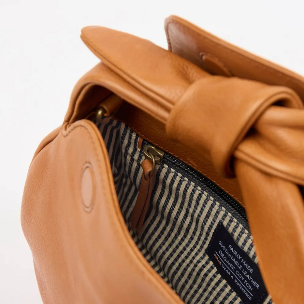 O My Bag Ledertasche COCO CROISSANT Wild Oak weiches Leder