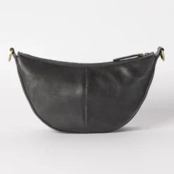 O My Bag Ledertasche Crossbody LEO weiches Leder Black