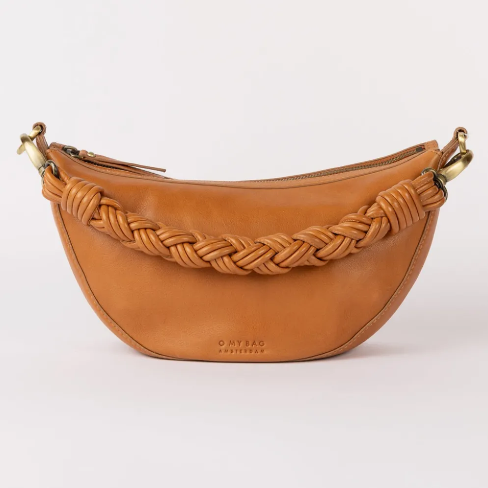 O My Bag Ledertasche Crossbody LEO inkl. gedrehter Gurt Wild Oak weiches Leder