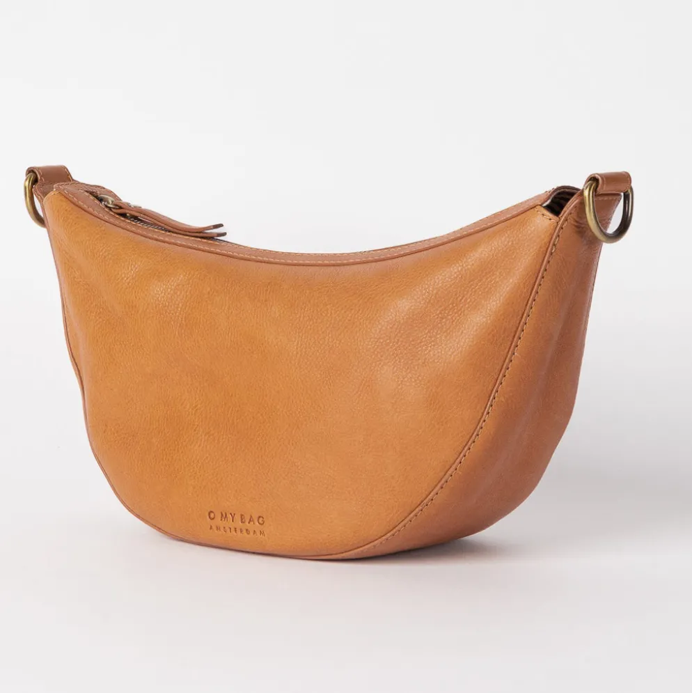 O My Bag Ledertasche Crossbody LEO inkl. gedrehter Gurt Wild Oak weiches Leder
