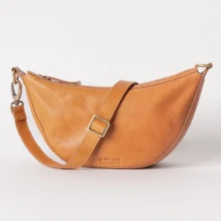 O My Bag Ledertasche Crossbody LEO inkl. gedrehter Gurt Wild Oak weiches Leder