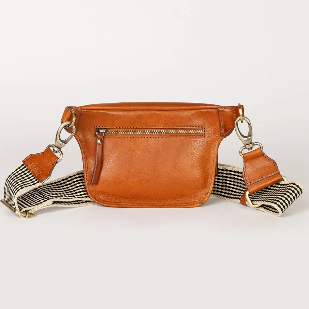 O My Bag Ledertasche Crossbody BECK'S BUMBAG Stromboli Cognac