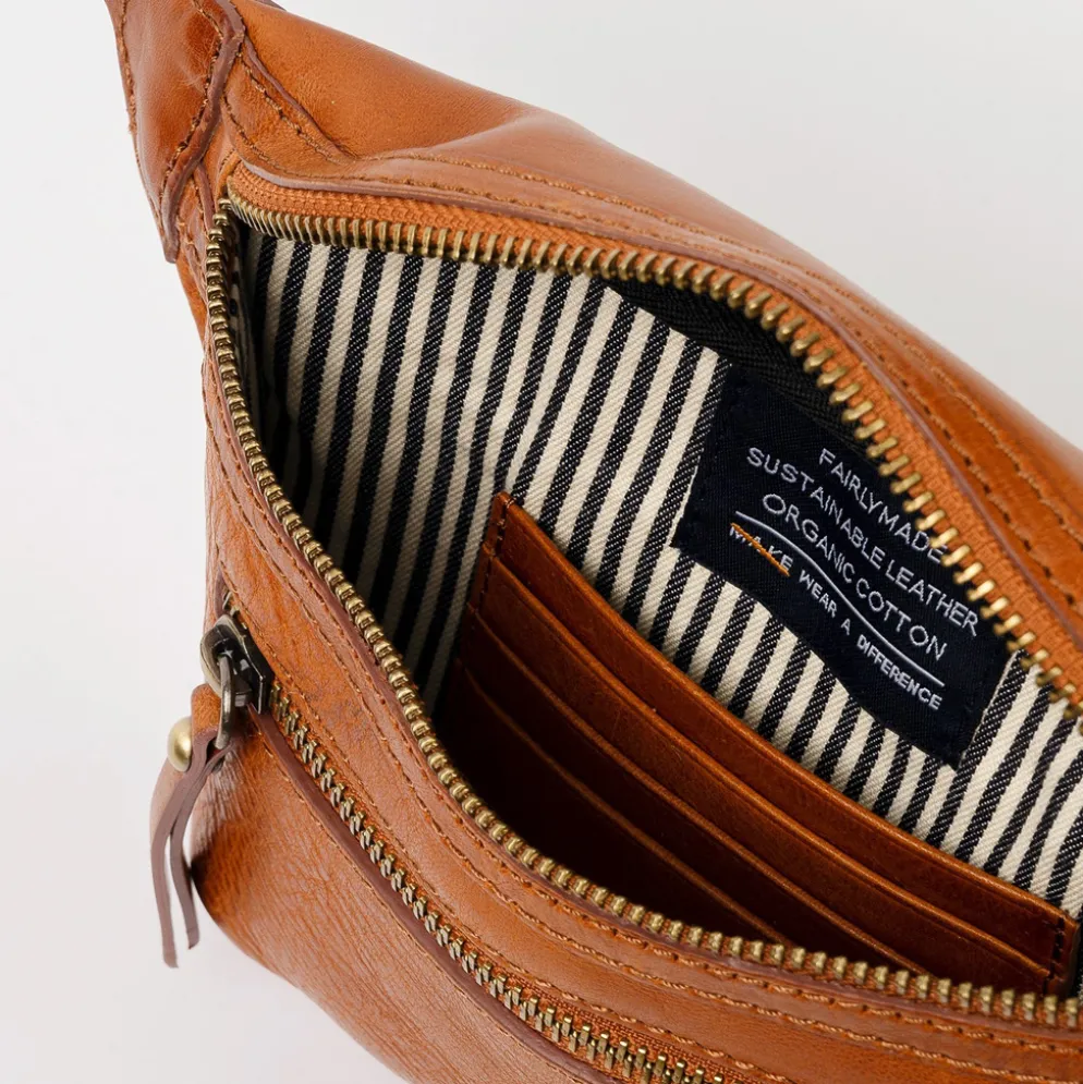 O My Bag Ledertasche Crossbody BECK'S BUMBAG Stromboli Cognac