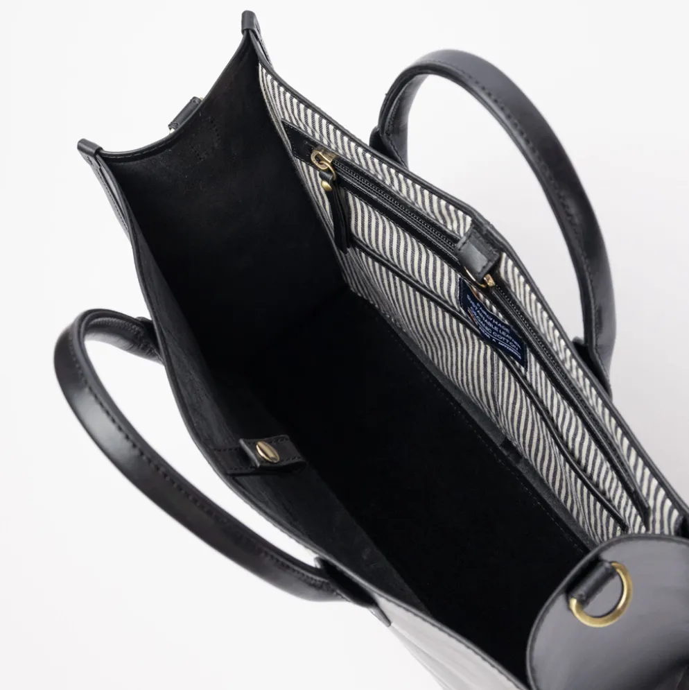 O My Bag Ledertasche JACKIE Black klassisches Leder