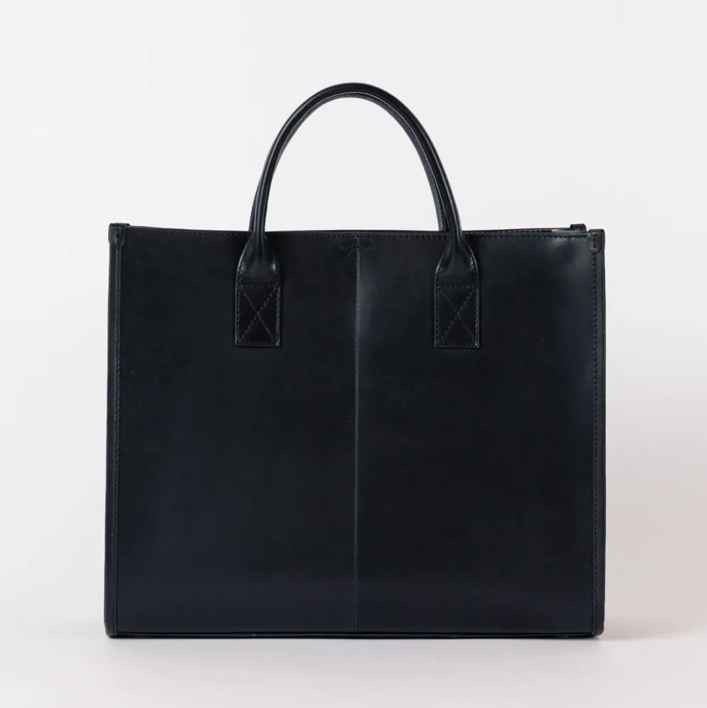 O My Bag Ledertasche JACKIE Black klassisches Leder