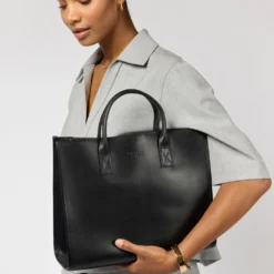 O My Bag Ledertasche JACKIE Black klassisches Leder