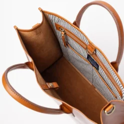 O My Bag Ledertasche JACKIE klassisches Leder Cognac