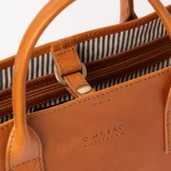 O My Bag Ledertasche JACKIE klassisches Leder Cognac