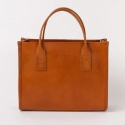 O My Bag Ledertasche JACKIE MIDI inkl. Ledergurt Cognac klassisches Leder