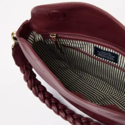 O My Bag Ledertasche LANA Dark Cherry weiches Leder