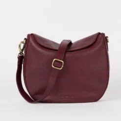 O My Bag Ledertasche LANA Dark Cherry weiches Leder