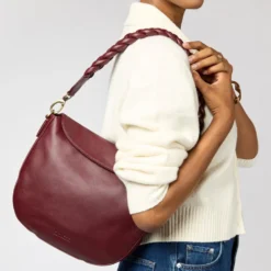 O My Bag Ledertasche LANA Dark Cherry weiches Leder
