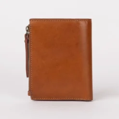 O My Bag Portemonnaie JAMIE klassisches Leder Cognac