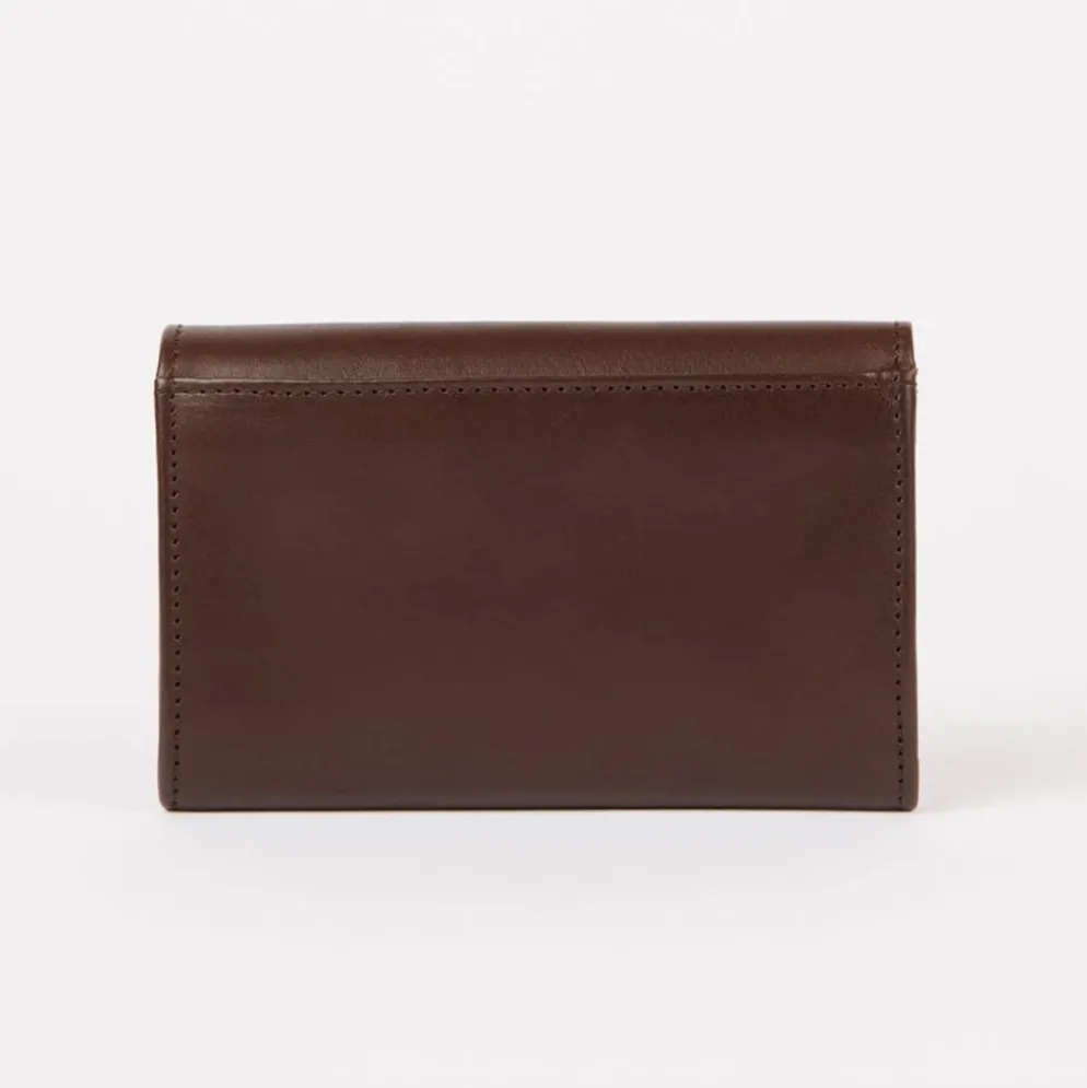 O My Bag Portemonnaie/Purse JO'S klassisches Leder Chocolate