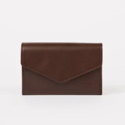 O My Bag Portemonnaie/Purse JO'S klassisches Leder Chocolate