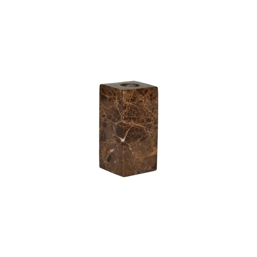 OYOY Savi Kerzenhalter Square Marble High Choko