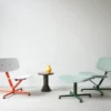 raawii Lounge chair Dark green / green Stoffbezug