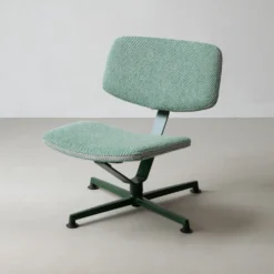 raawii Lounge chair Dark green / green Stoffbezug