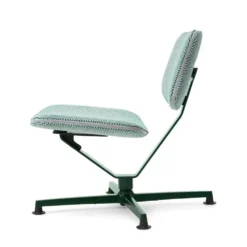 raawii Lounge chair Dark green / green Stoffbezug
