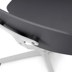 raawii Lounge chair Light grey / Sitzschale anthracite
