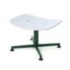 raawii Ottoman Dark green / Sitzschale light grey