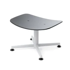raawii Ottoman Light grey / Sitzschale anthracite