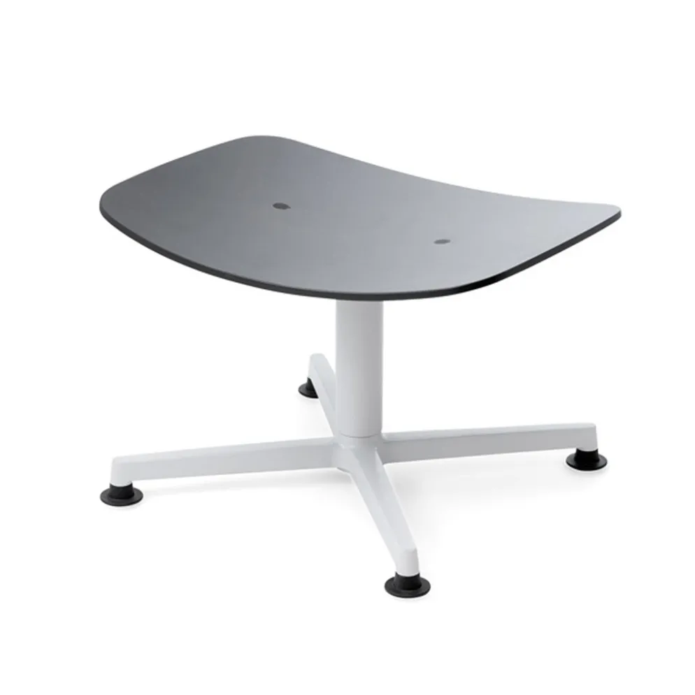 raawii Ottoman Light grey / Sitzschale anthracite