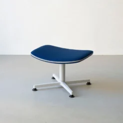 raawii Ottoman Light grey / Stoffbezug Blue