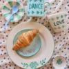 Rice Becher Keramik oval handbemalt Green LOVE 300 ml
