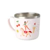 Rice Edelstahl Baby-Tasse Pink Fun Fair 260 ml