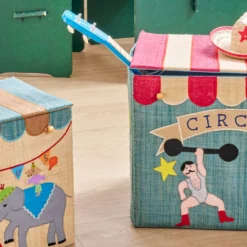 Rice Faltbarer Aufbewahrungskorb Circus L