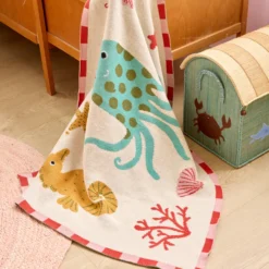 Rice Gestrickte Babydecke Coral Ocean Design