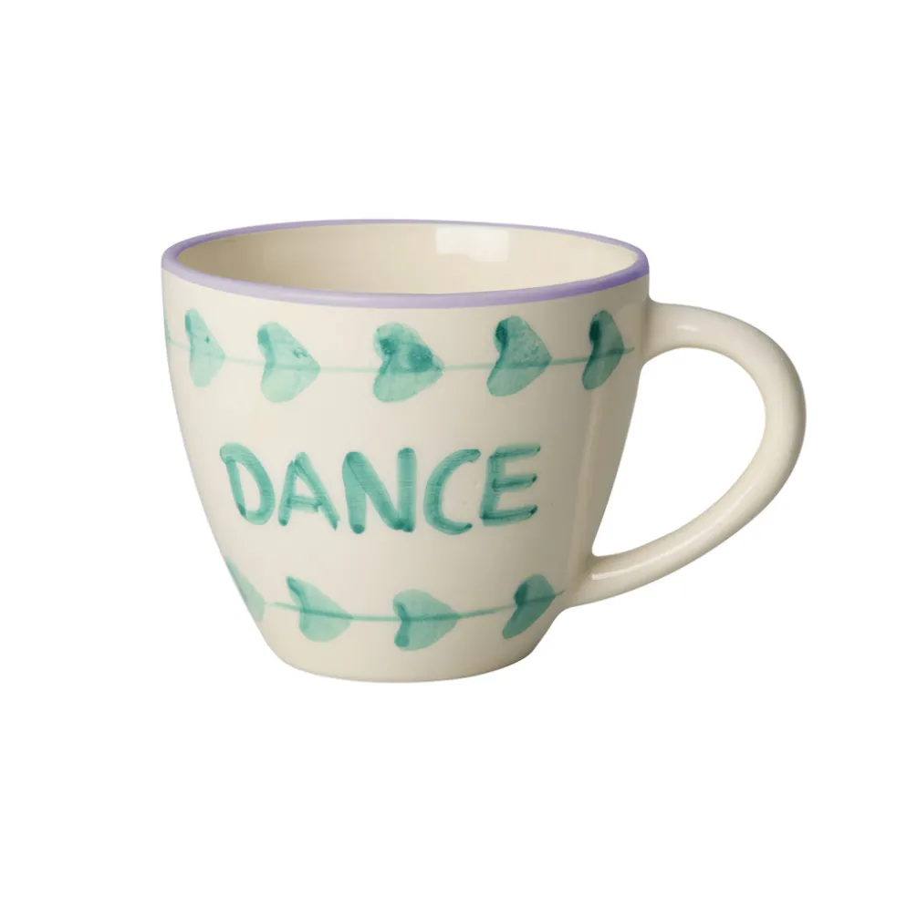 Rice Jumbo-Tasse Keramik handbemalt DANCE 420 ml