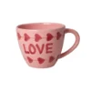 Rice Jumbo-Tasse Keramik handbemalt LOVE 420 ml