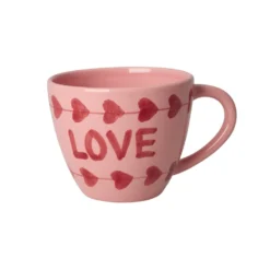 Rice Jumbo-Tasse Keramik handbemalt LOVE 420 ml