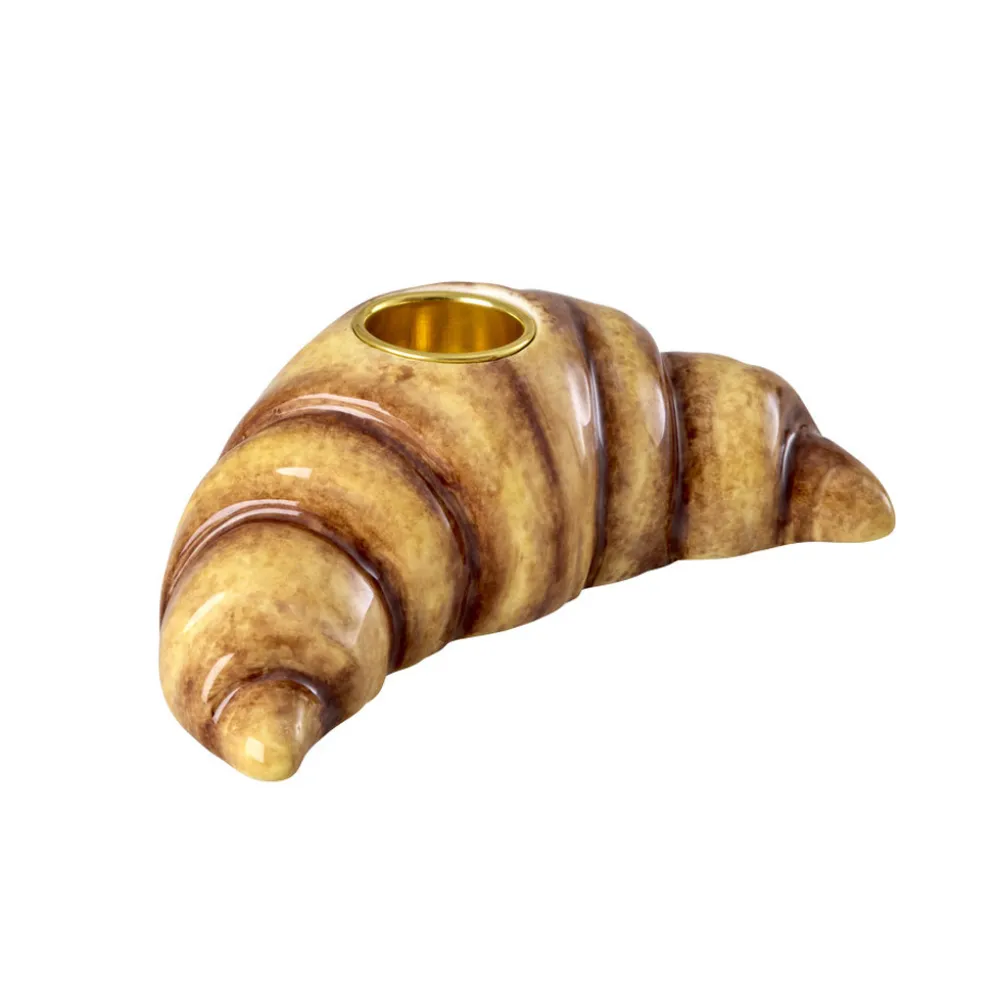 Rice Keramik Croissant Kerzenhalter