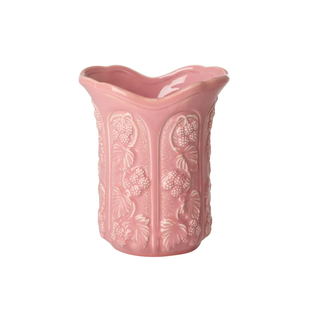 Rice Keramik Vase Vintage in Rusty Beauty