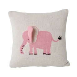 Rice Kissen Elephant mit 3D Details Pink 30x30