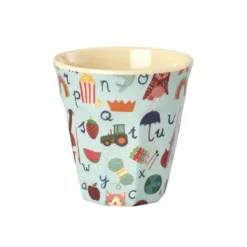 Rice Melamin Becher Blue ABC 250 ml